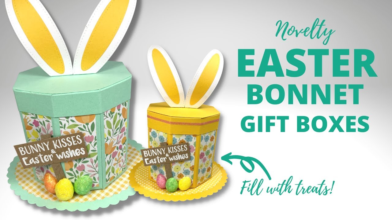 DIY Easter Bonnet Gift Boxes
