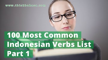 Learn Indonesian Verbs | 100 Most Common Verbs in Bahasa Indonesia Part 1