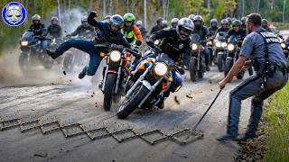 Mind-Blowing Motorcycle Police chase Takedowns So Crazy You’d Think They’re Fake!