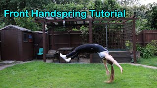 How to do a Front Handspring | KTGymnasticsFan