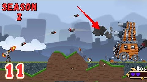 🕹 Boom Stick: Bazooka Puzzles and Boss - All Levels 93-100 - Gameplay Walkthrough iOS & Android