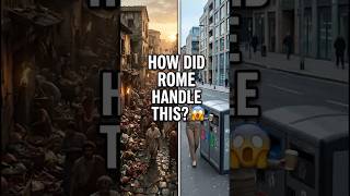 Rome's Disgusting Garbage Problem 🤮Surprisingly Modern Solutions #shorts #history #ancientrome