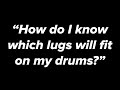 Tech talk 6 how do i measure the hole spacing for replacement lugs and other drum hardware