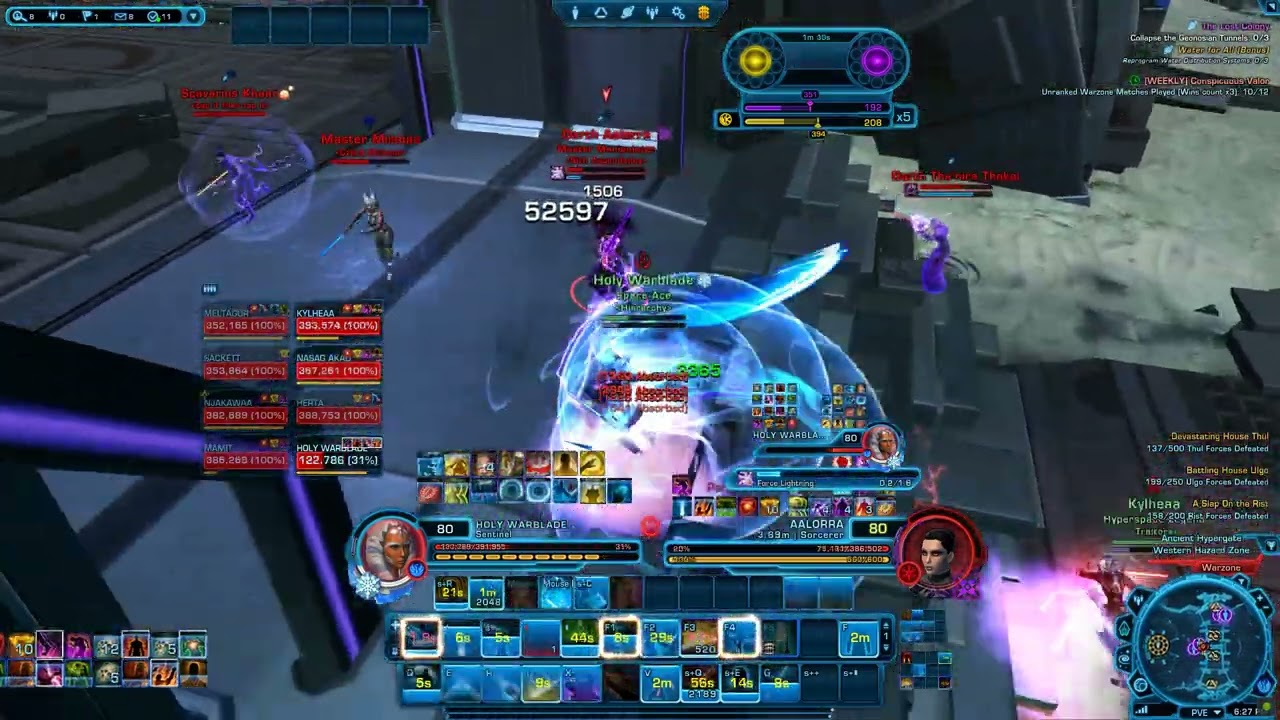 SWTOR PVP - Concentration Sentinel - The Ancient Hypergate