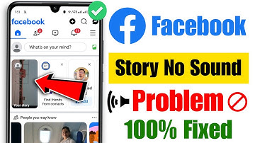 Fix Facebook story sound problem 2025 | Facebook story sound not working today