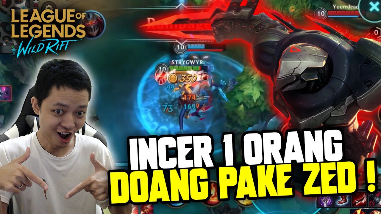 PAKE ZED BUAT KE DIAMOND !!! - LoL Wild Rift Indonesia - YouTube