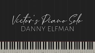 Victor's Piano Solo - (from Corpse Bride) - Danny Elfman (Piano Tutorial)