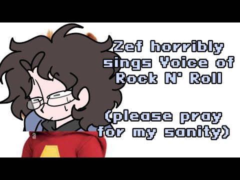 Zef (horribly) sings voice of rock and roll from Alvin and the Chipmunks...