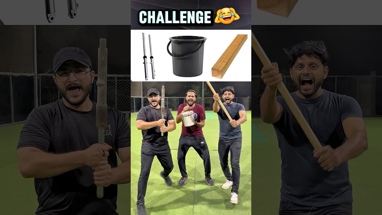 Unique challenge 😳 pt-17 | hit a six with balti wood and bike shocks 😂| who will win ?