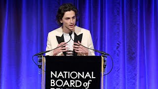 Timothee Chalamet Praises The Safdie Brothers' "Uncut Gems" Movie Starring Adam Sandler