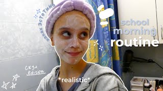 мое школьное утро 🫧| my school morning routine