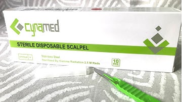 Cynamed # 10 Disposable Scalpel with Plastic Handle