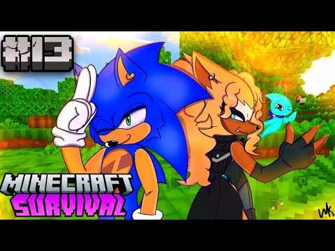 Sonic & Friends Plays Minecraft Survival Part 13 - MOVIE WHISPER THE WOLF!