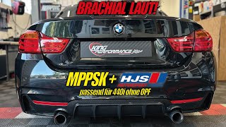 B58 ohne OPF und mit MPPSK + HJS ECE Downpipe passend für BMW 440i ! LEGAL ?!