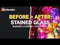 Creating & Applying Stained Glass in Blender 2.9 | Texturing & Material Setup Tutorial