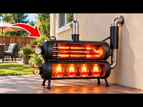 Stop Buying Expensive Heaters! I Built a 3-in-1 Heater for My Home from an Old Fire Extinguisher