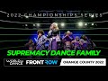 Supremacy dance family  i 1st place junior team division  frontrow i orange county 2022  wodoc22