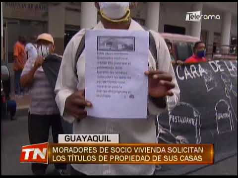 Moradores de Socio Vivienda solicitan los títulos de propiedad de sus casas