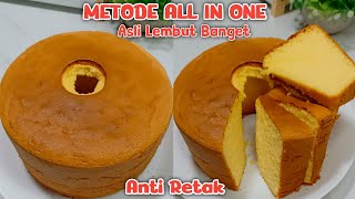 GUNAKAN RESEP INI AJA DIJAMIN HASILNYA MEMUASKAN‼️BOLU DENGAN METODE ALL IN ONE LEMBUT DAN MONTOK