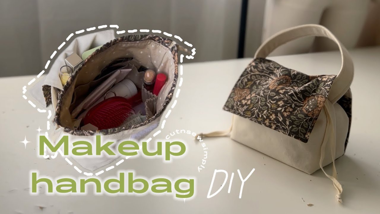 Practical Makeup Vanity Travel Bag Sewing Tutorial | Beginner-friendly DIY
