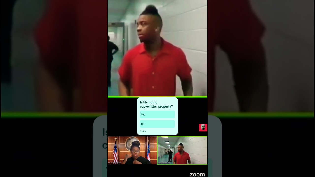 Sovereign Citizen says his name is copywritten property