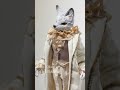 結晶を纏った動物たちの人形とオブジェ#球体関節人形 #artdoll # #fairy