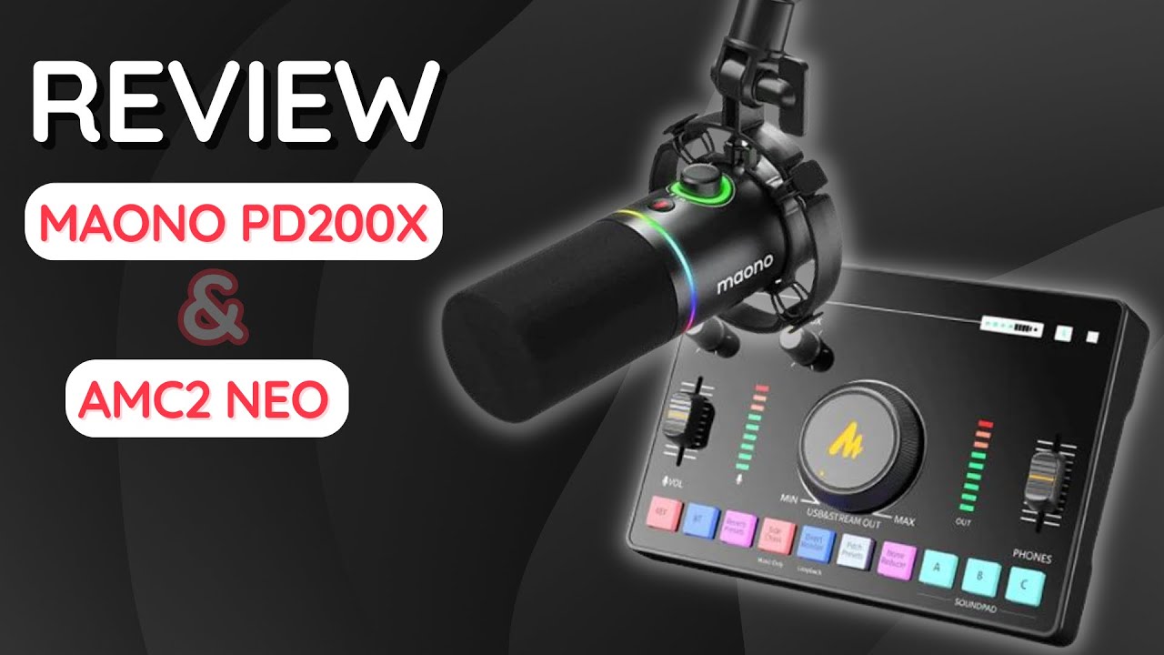 Maono PD200X & Maonocaster AMC2 Neo Review! - YouTube