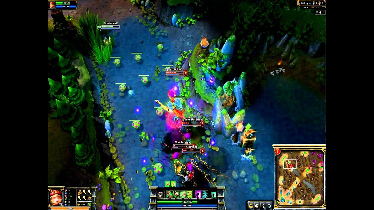 (LoL) League of Legends - Teemo quadrakill