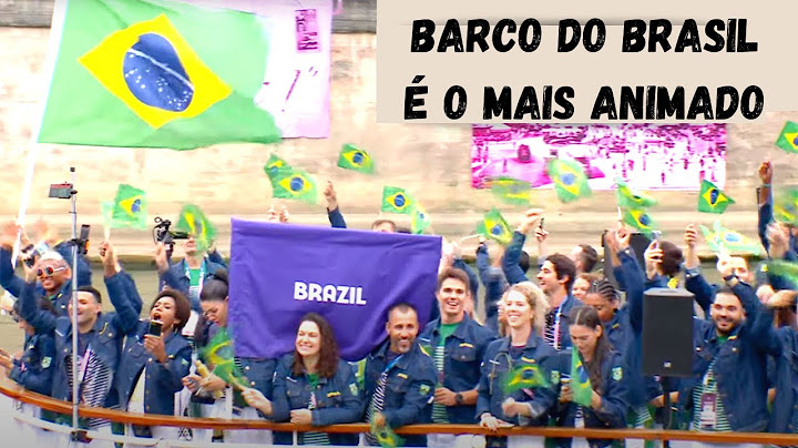 CERIMÔNIA DE ABERTURA DAS OLIMPÍADAS 2024: BARCO DO BRASIL É O MAIS ANIMADO DO RIO SENA, EM PARIS