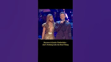 Beyonce and Justin Timberlake performing ‘Ain’t Nothing Like the Real Thing’ ❤️‍🔥 #shorts