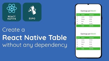 React Native Table without any dependency (2023) | Beginners Tutorial
