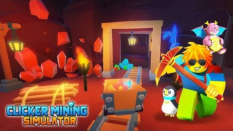 Playing Clicker Mining Simulator In Roblox!!