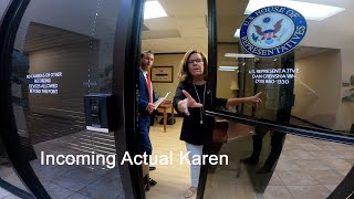Applying For The World Economic Forum (NWO) At Dan "Eyepatch McCain" Crenshaw's Office