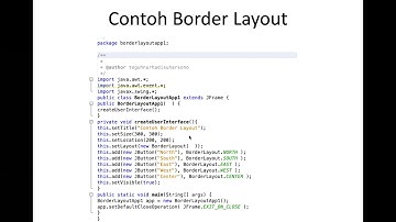 Layout Manager Pada Java