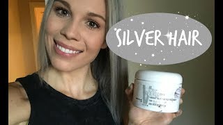 Dyeing my Hair SILVER with Overtone Conditioner