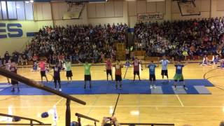 2015 8th Grade MPJH Cheerleader and Partner Dance - Boys Take the Stage