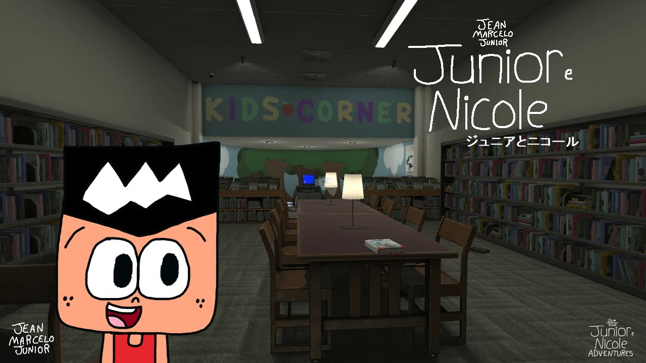 Junior e Nicole - A Biblioteca 