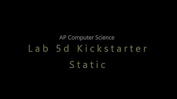 APCS: Lab5d Transferring Funds [Static methods & variables]