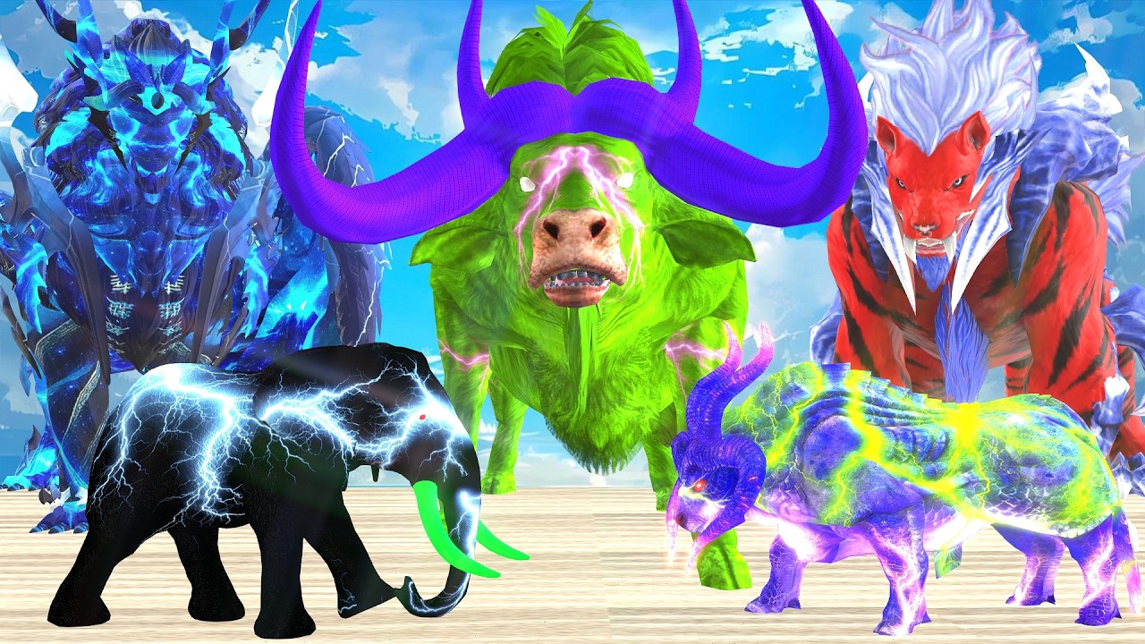 Incredible Animals Race vs Dinosaurs vs Prehistoric Mammals Speed Race Run: Who Will Win? ARBS #2026