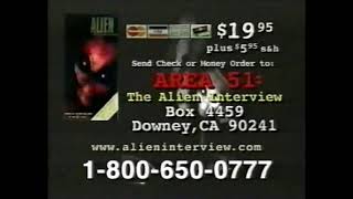 Area 51 The Alien Interview Vhs Promo - 12198