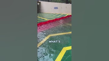 The person who invented this L-shaped flood barrier is a genius!