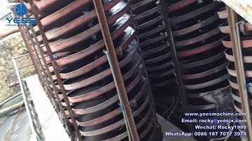 Titanium ilmenite ore processing and washing plant