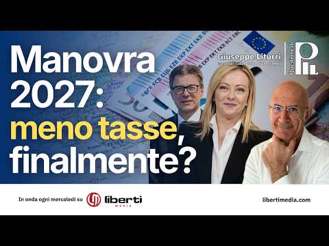 Video MANOVRA 2027, PIÙ SOLDI IN BUSTA PAGA, PENSIONI E FLAT TAX: IL GOVERNO SI GIOCA IL MATCH POINT