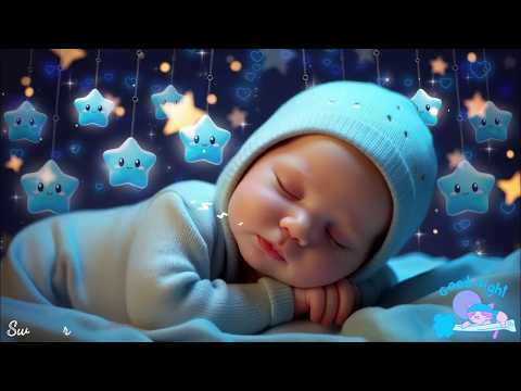 Fast Sleep 💤 Baby Sleep Music 🌙 Mozart & Brahms Lullabies for Deep Sleep & Sweet Dreams