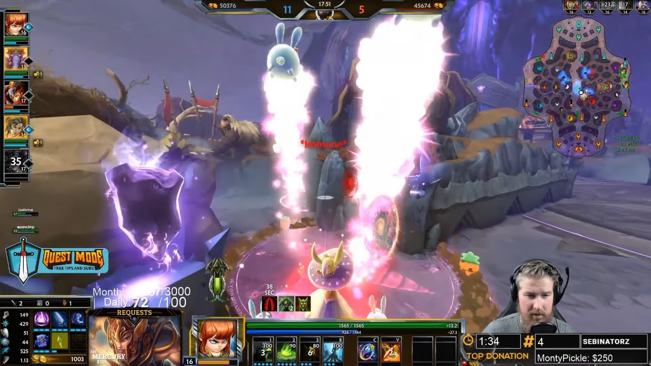 SCYLLA THE #1 RANKED MID LANER FOR CLIMBING! | Incon | Smite