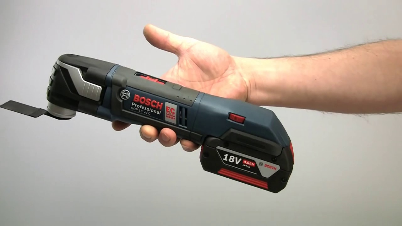 Bosch Professional GOP 18v EC brushless multi-tool - YouTube