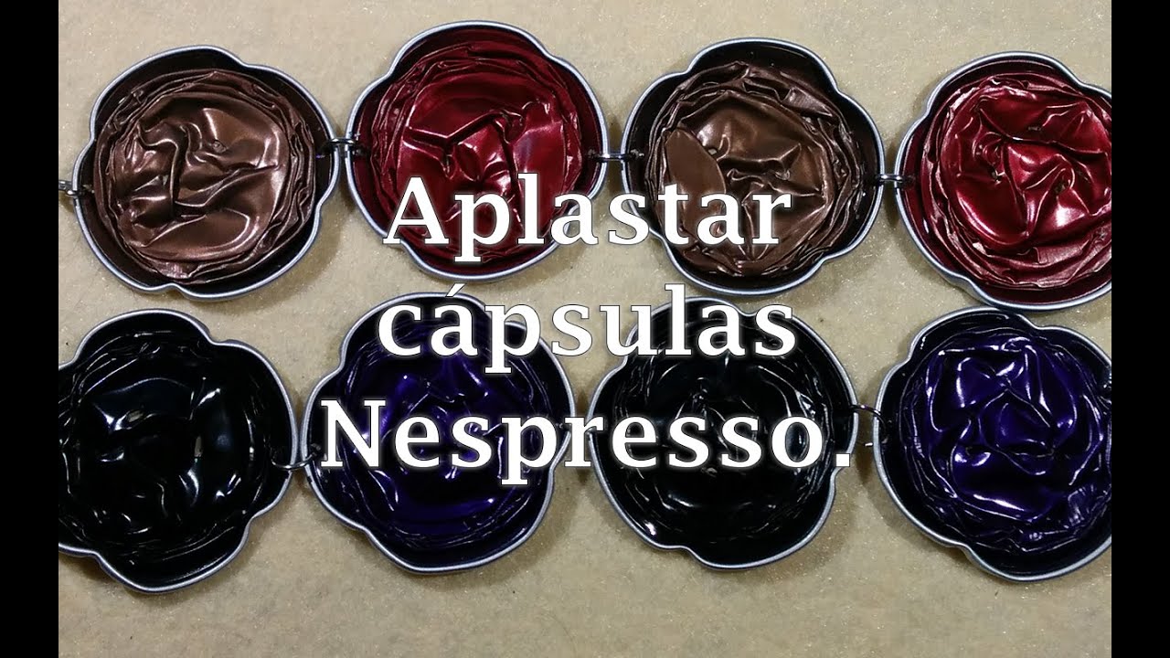 Colgante con cápsulas Nespresso -