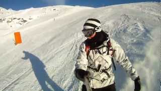 Snowboarding in Val Thorens - Dec 2012