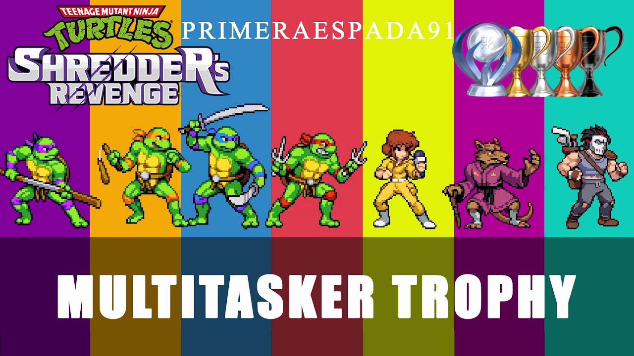 Teenage Mutant Ninja Turtles Shredder's Revenge Multitasker Trophy