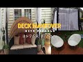 DIY DECK MAKEOVER WITH PERGULA UNDER $1000 ~ PATIO DECOR ON A BUDGET ~ DOLLAR TREE DIY ~ PART 1